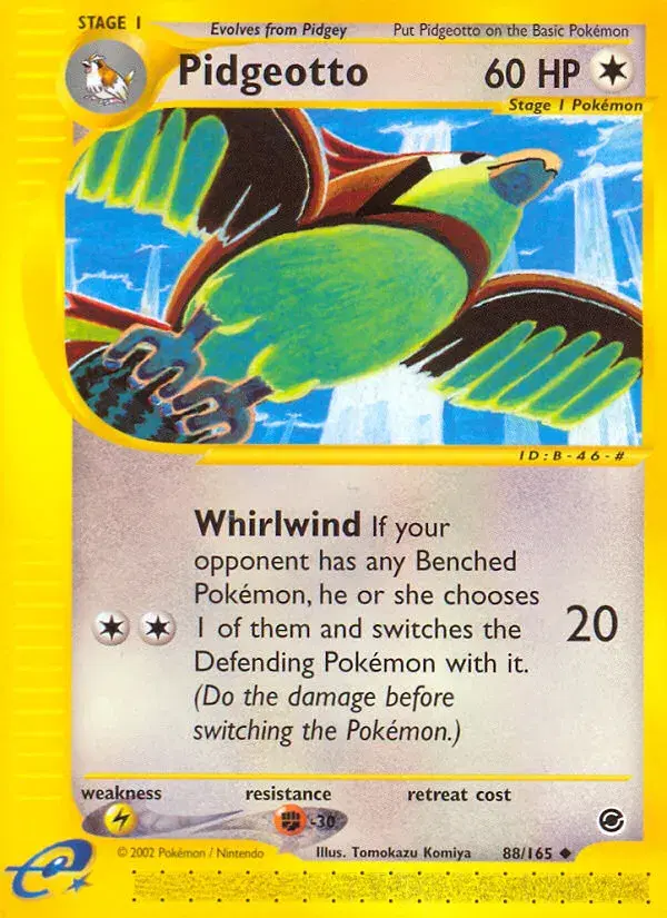 Pidgeotto Expedition Base Set 88