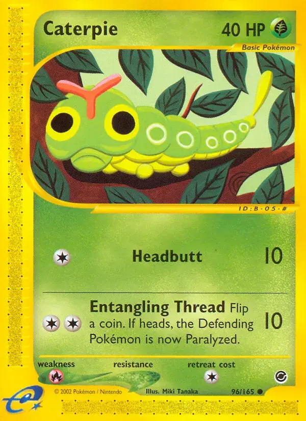 Caterpie Expedition Base Set 96