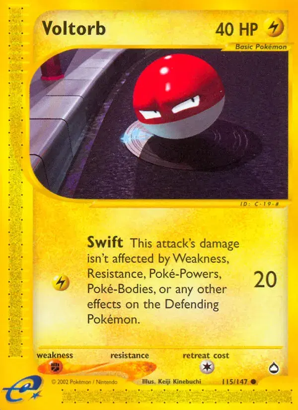 Voltorb Aquapolis 115