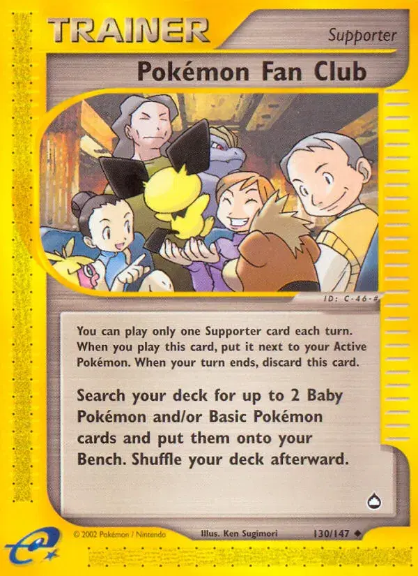 Pokémon Fan Club Aquapolis 130