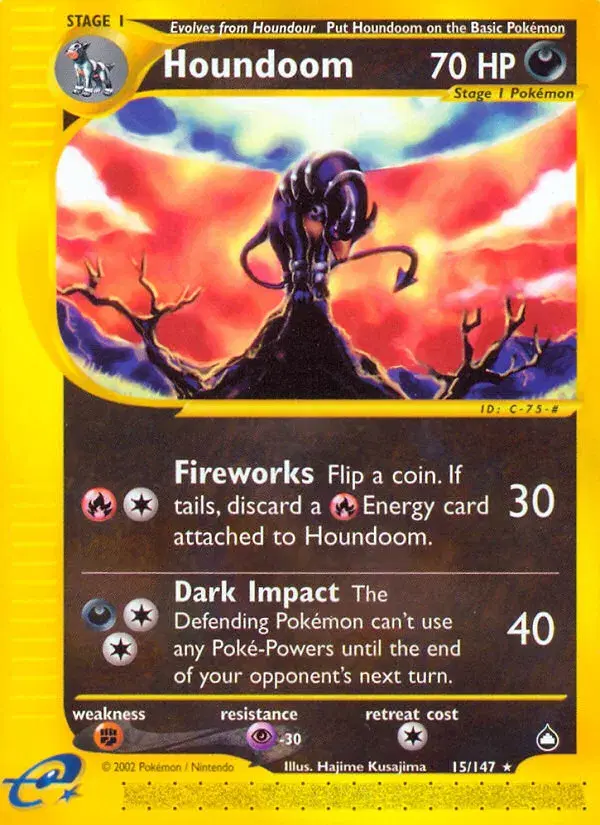 Houndoom Aquapolis 15