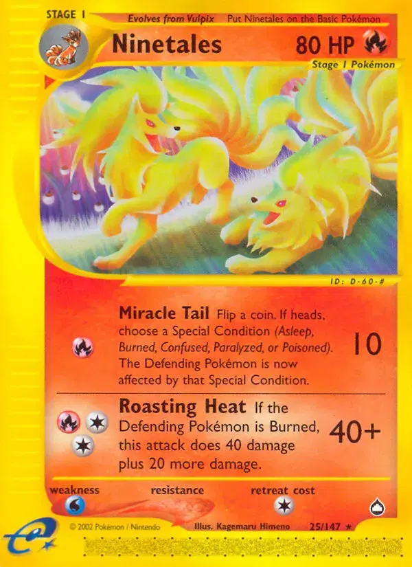 Ninetales Aquapolis 25