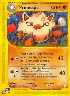 Primeape Aquapolis