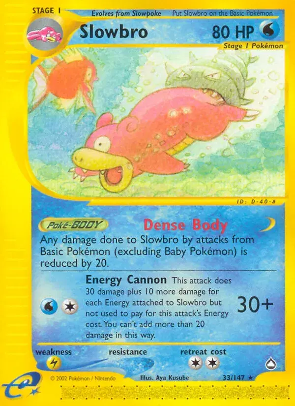 Slowbro Aquapolis 33