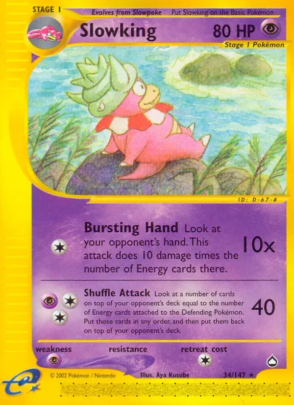 Slowking Aquapolis 34