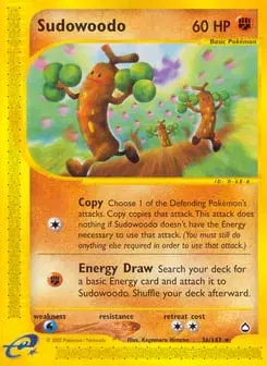 Sudowoodo Aquapolis