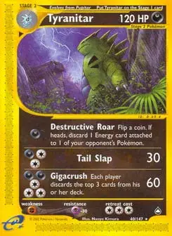 Tyranitar Aquapolis