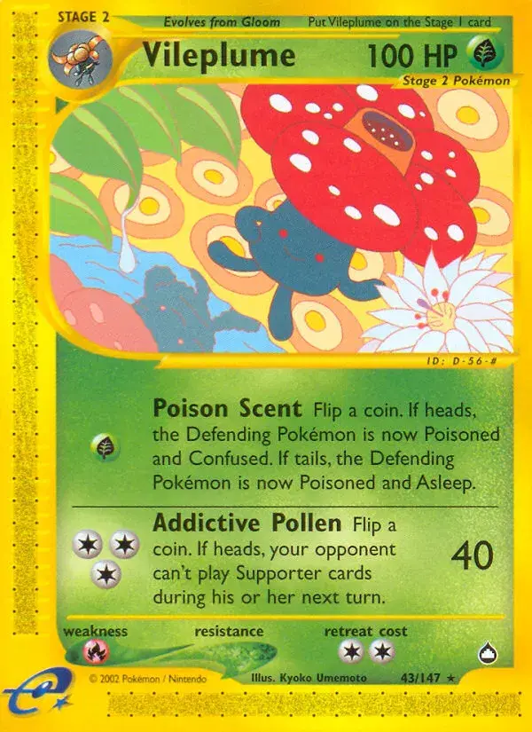 Vileplume Aquapolis 43