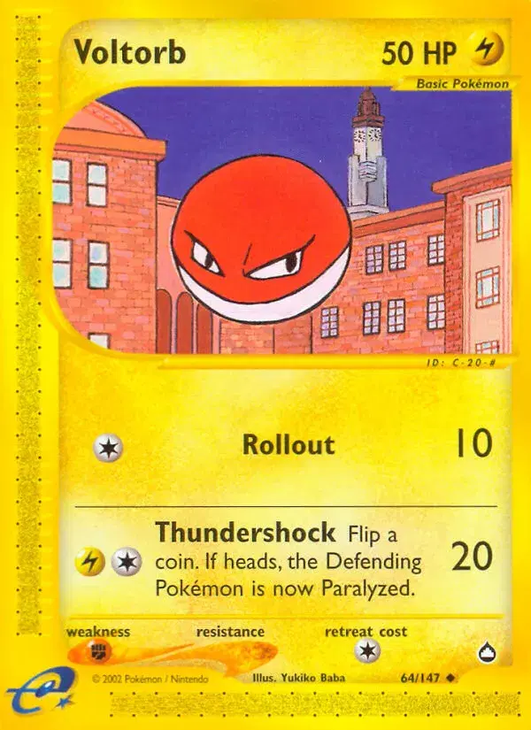 Voltorb Aquapolis 64