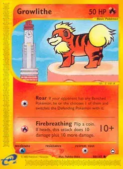 Growlithe Aquapolis