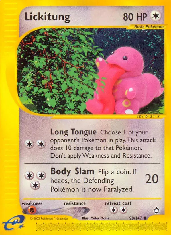 Lickitung Aquapolis 90