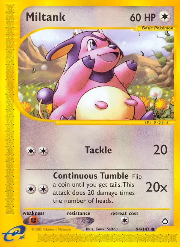 Miltank Aquapolis 94