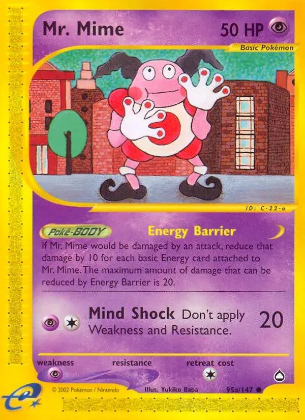 Mr. Mime Aquapolis 95