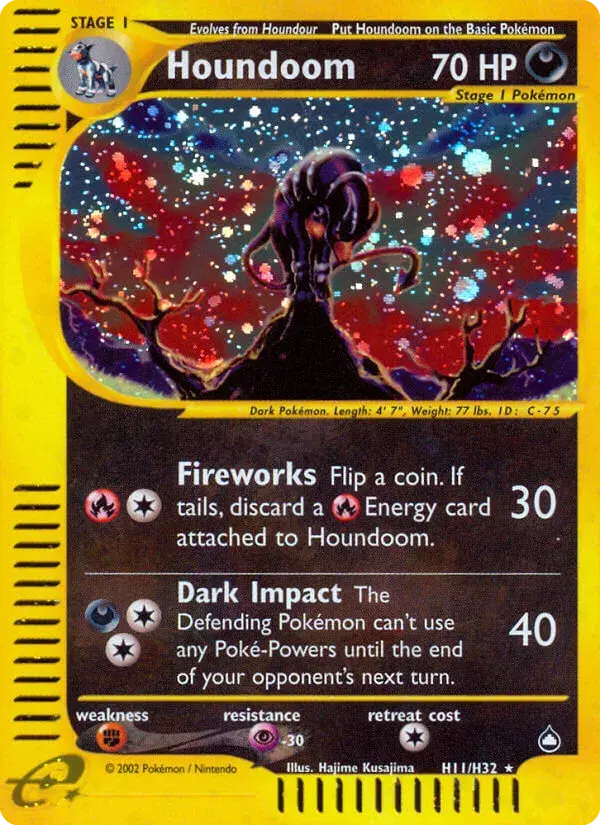 Houndoom Aquapolis H11