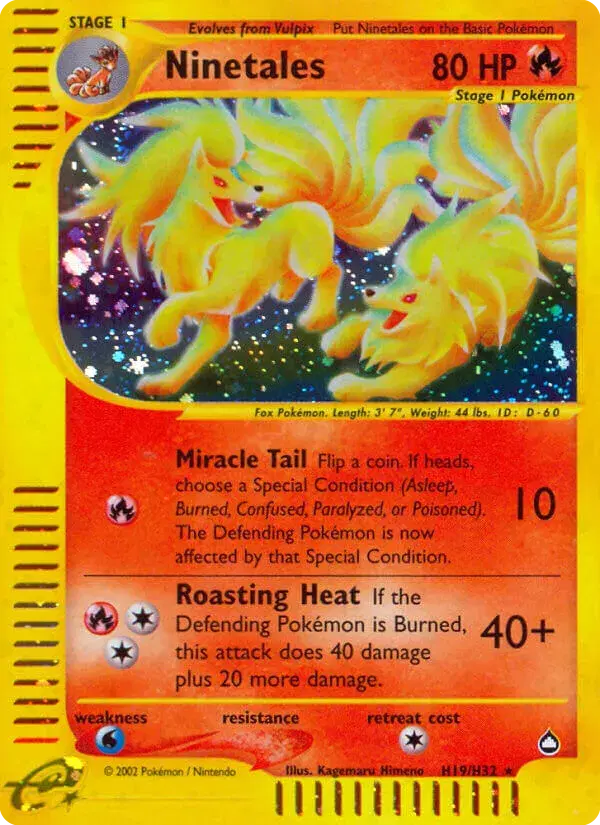 Ninetales Aquapolis H19