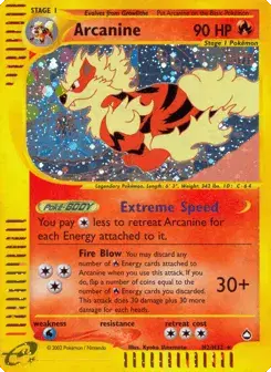 Arcanine Aquapolis