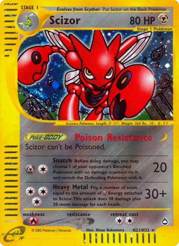 Scizor Aquapolis H21