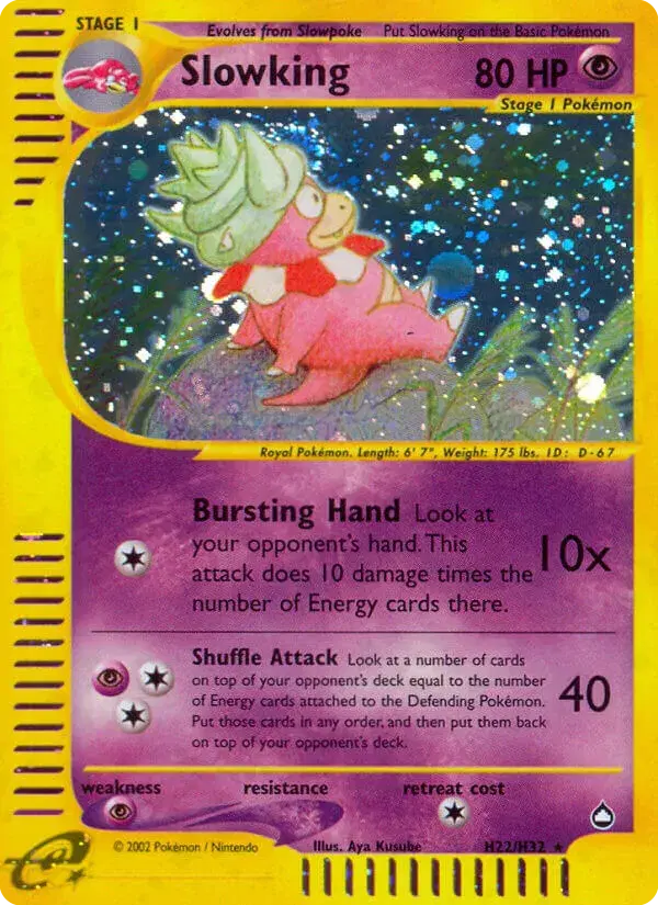 Slowking Aquapolis H22