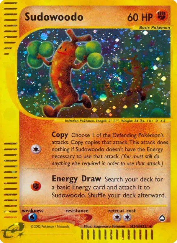 Sudowoodo Aquapolis H24