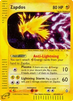 Zapdos Aquapolis