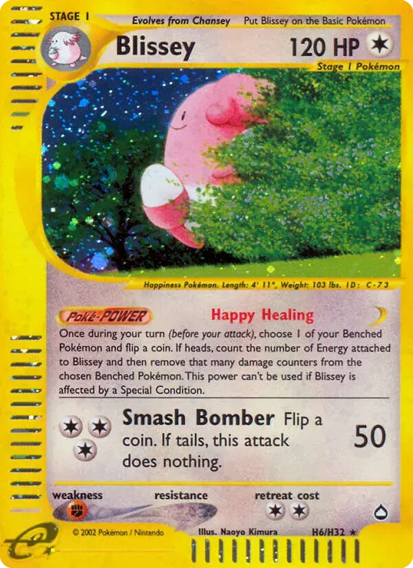 Blissey Aquapolis H6