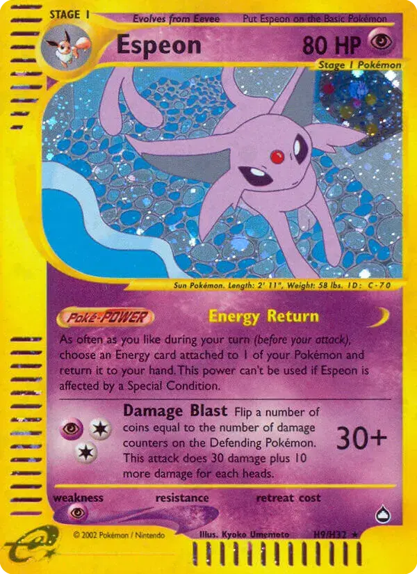 Espeon Aquapolis H9