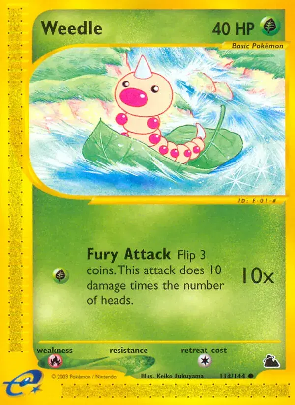 Weedle Skyridge 114