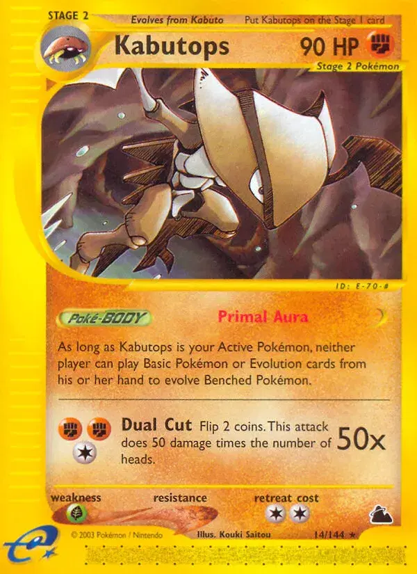 Kabutops Skyridge 14
