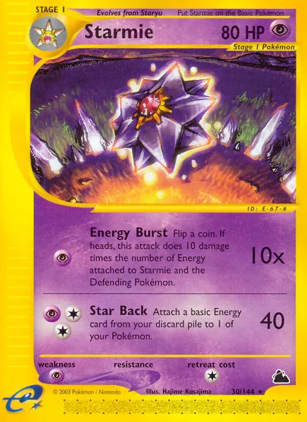 Starmie Skyridge 30