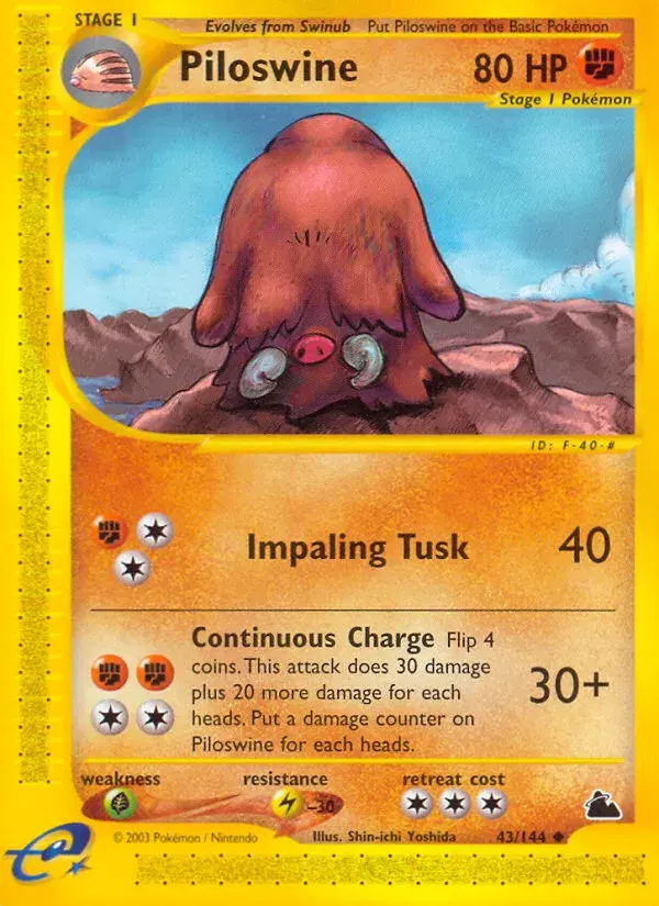 Piloswine Skyridge 43