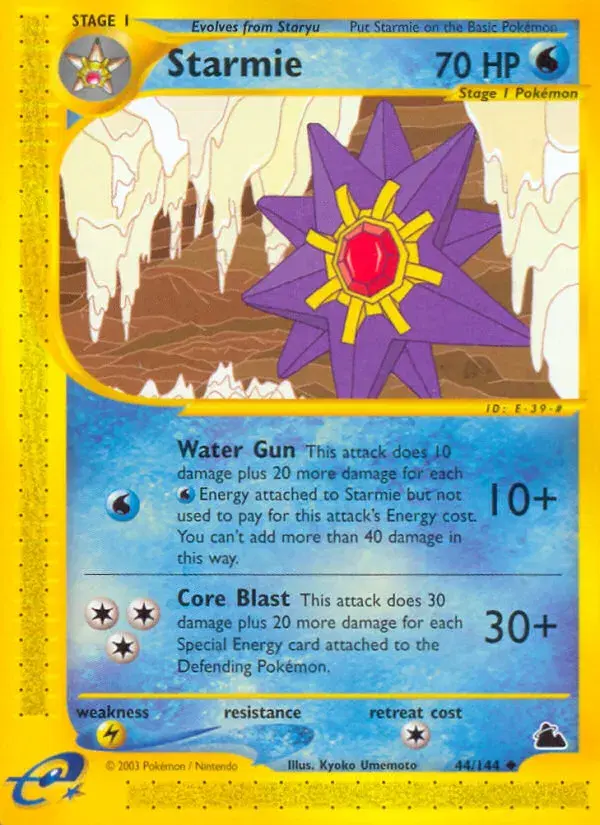 Starmie Skyridge 44