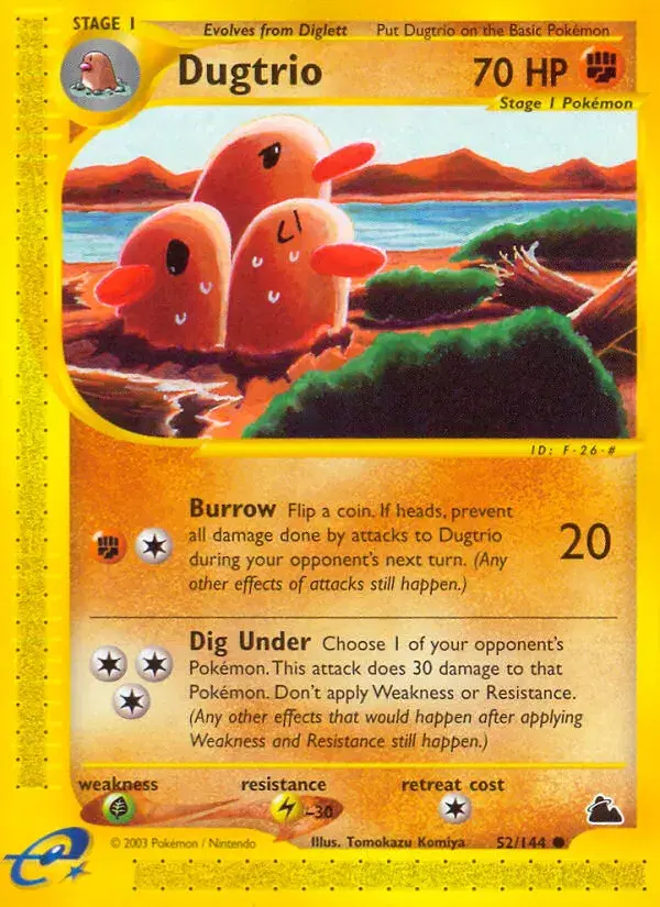 Dugtrio Skyridge 52