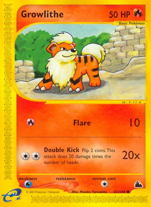 Growlithe Skyridge 62