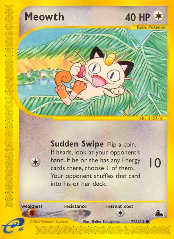 Meowth Skyridge 78