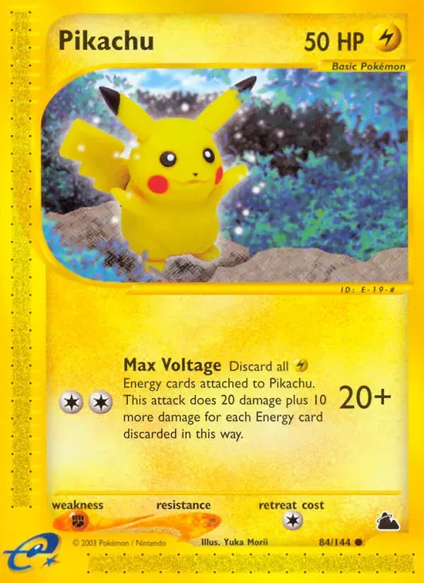 Pikachu Skyridge 84