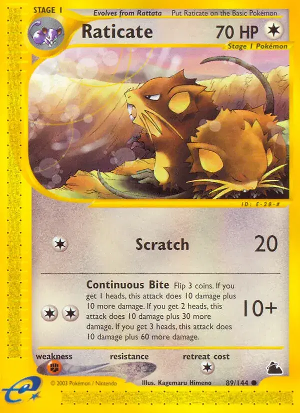 Raticate Skyridge 89