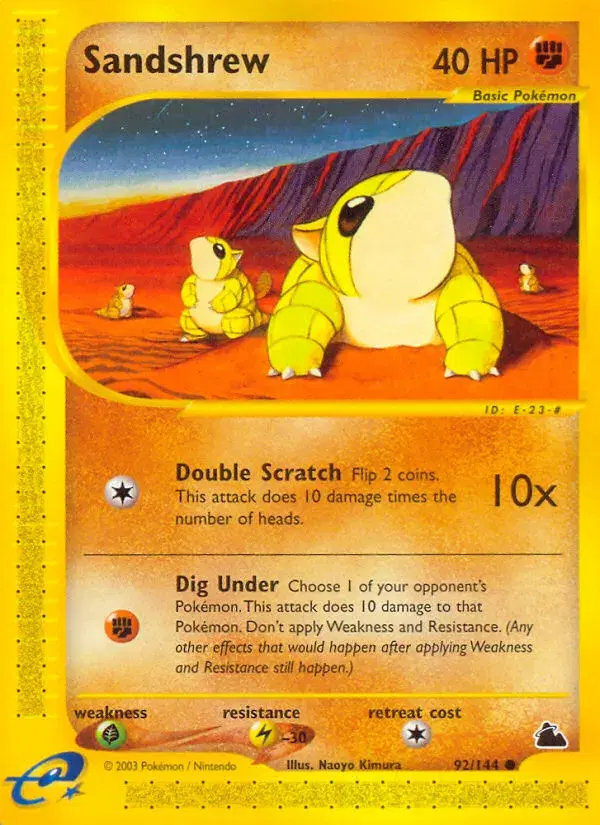 Sandshrew Skyridge 92