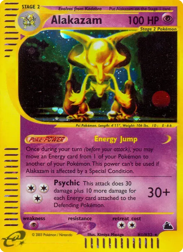 Alakazam Skyridge H1