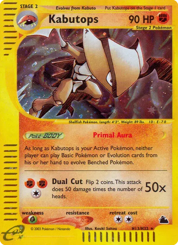 Kabutops Skyridge H13