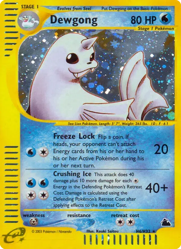 Dewgong Skyridge H6