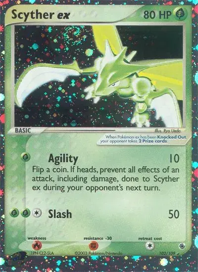 Scyther ex Ruby & Sapphire 102