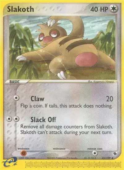 Slakoth Ruby & Sapphire 45