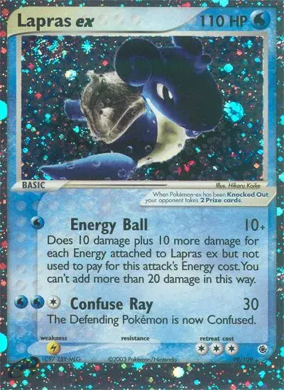 Lapras ex Ruby & Sapphire 99