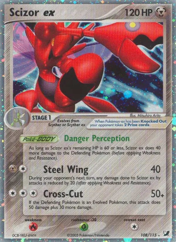 Scizor ex Unseen Forces 108