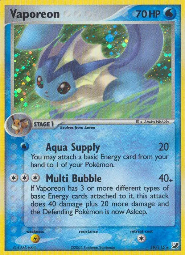 Vaporeon Unseen Forces 19