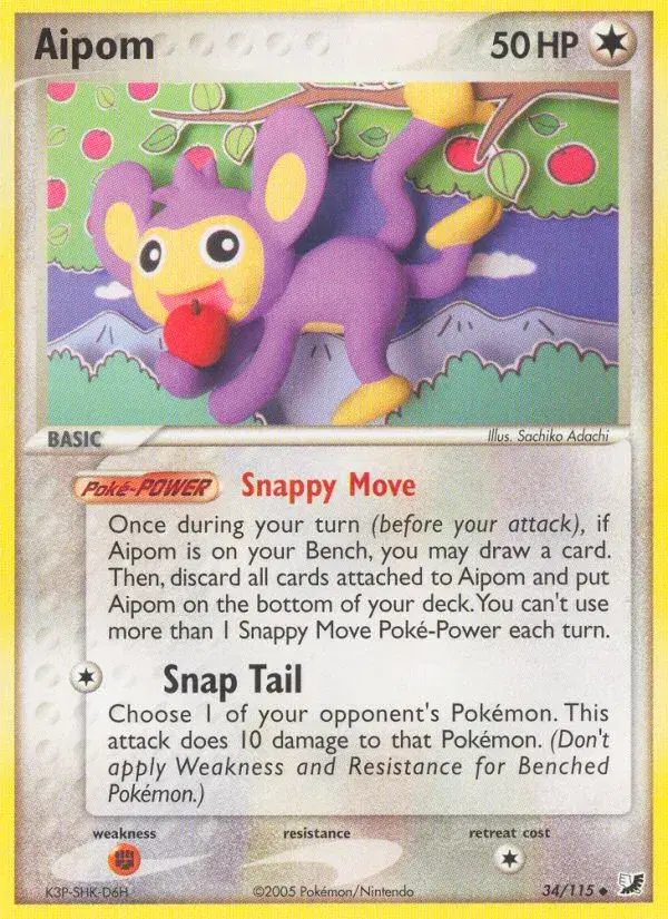 Aipom Unseen Forces 34