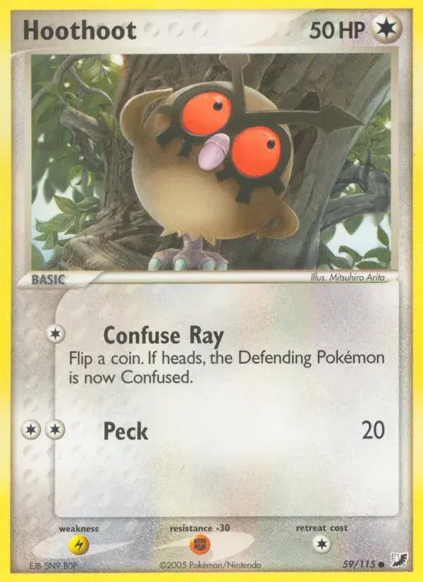 Hoothoot Unseen Forces 59