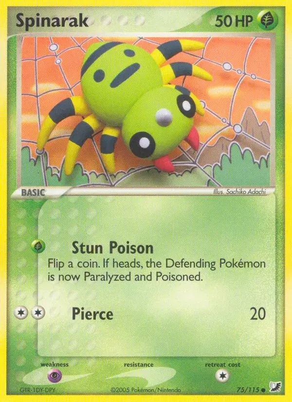 Spinarak Unseen Forces 75