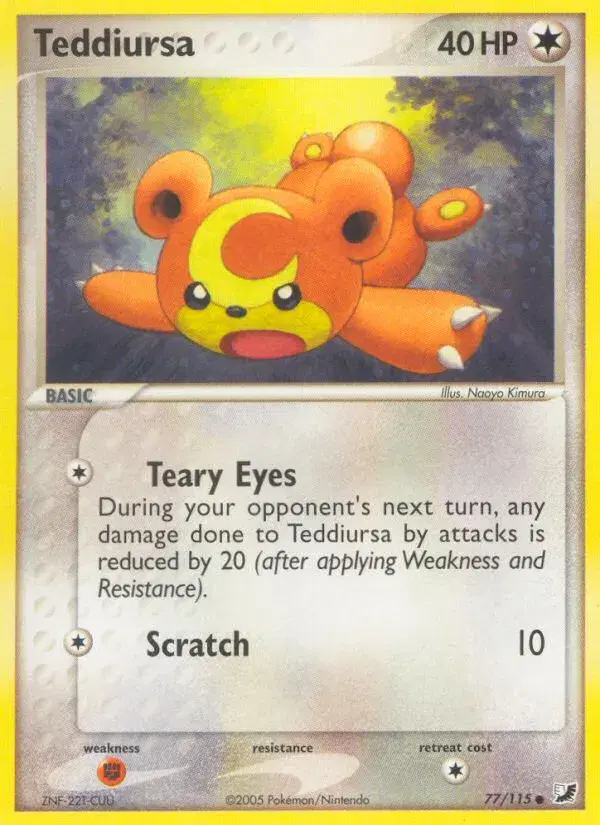 Teddiursa Unseen Forces 77