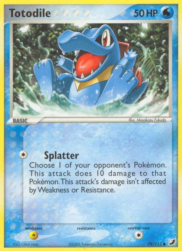 Totodile Unseen Forces 78